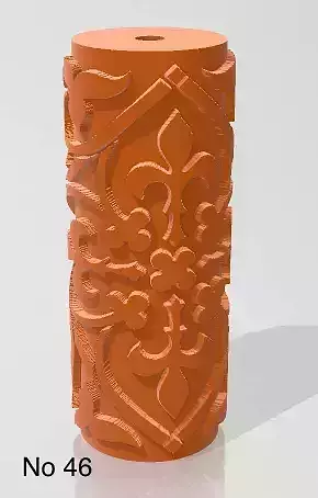 Repating clay tile cookie polimer clay pattern roll