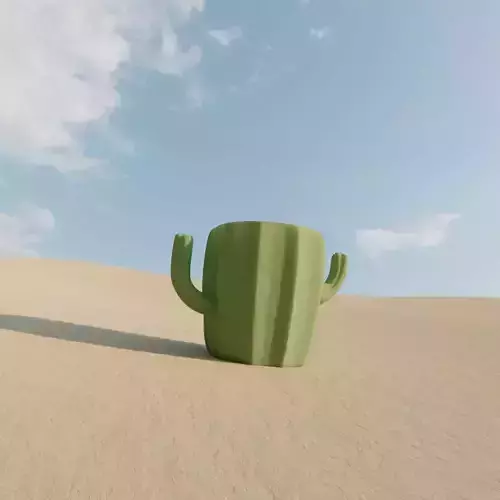 Cactus Pot Pen Holder