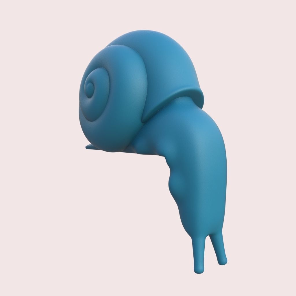 snail 3D print model_3
