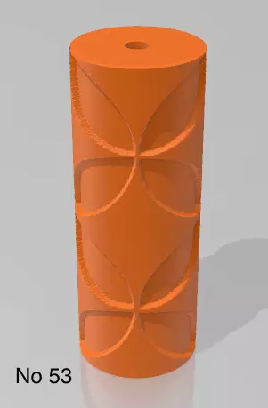 Repating clay tile cookie polimer clay pattern roll 3D print model_0