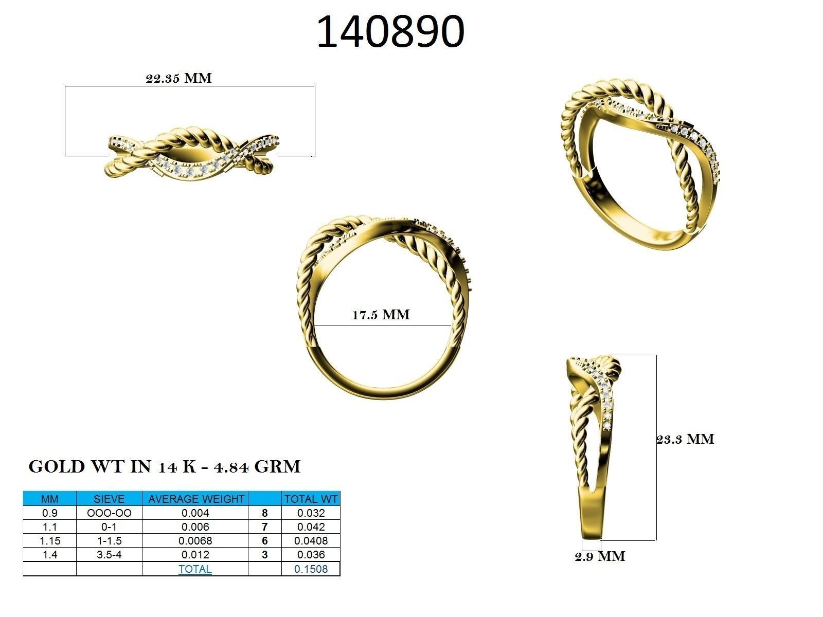Ring - 140890 3D print model_12