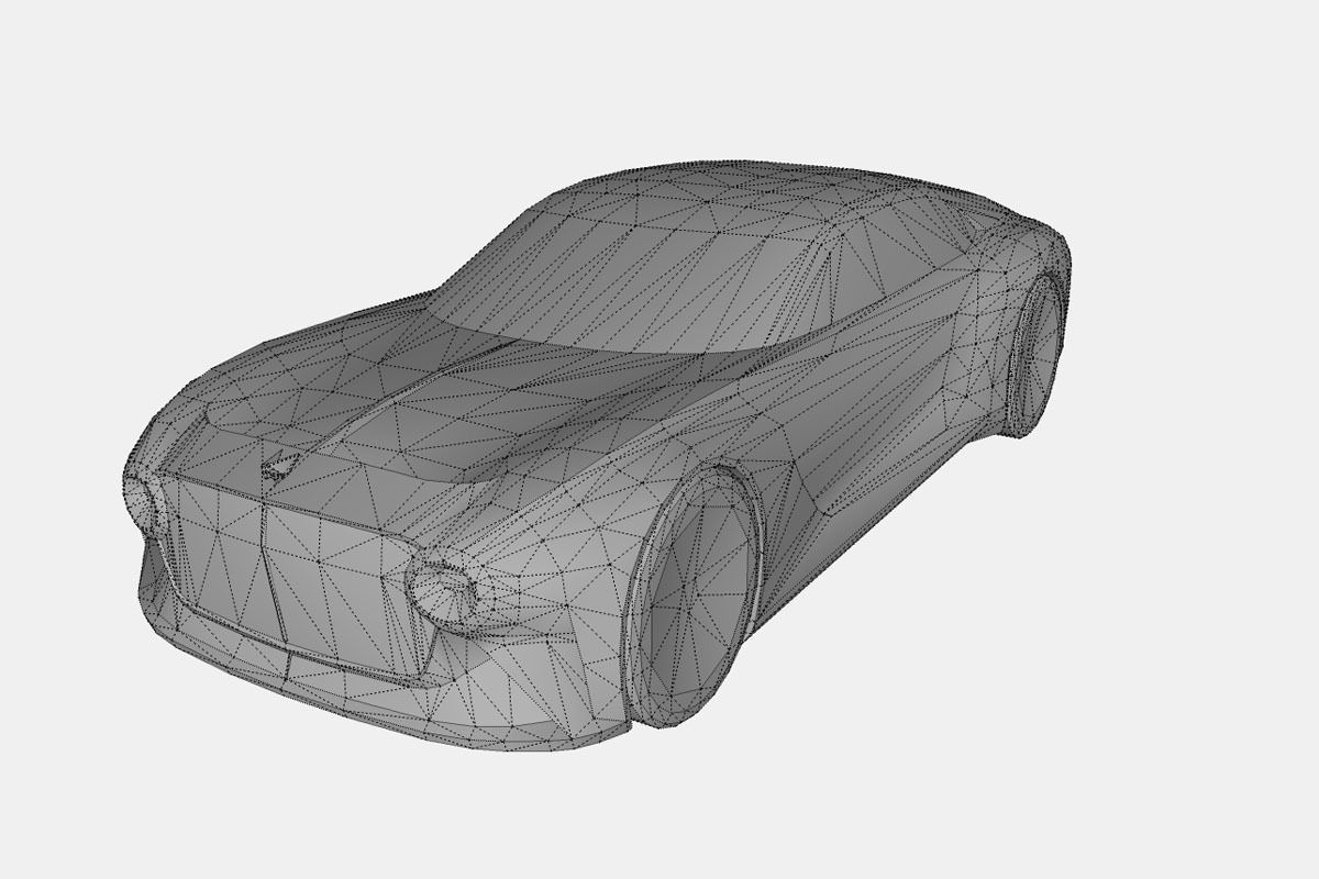 5 sports car colection 3D Model Collection_8