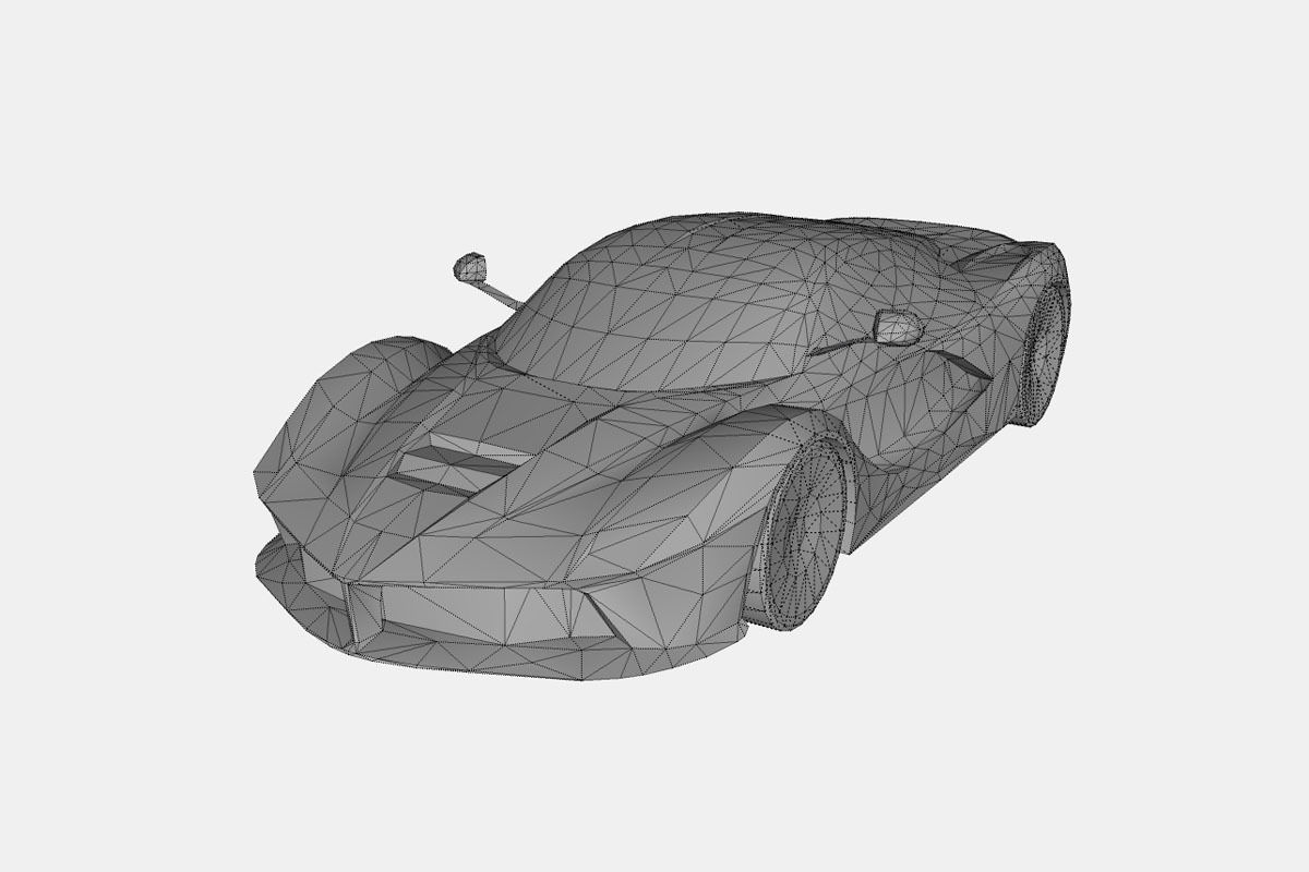 5 sports car colection 3D Model Collection_20