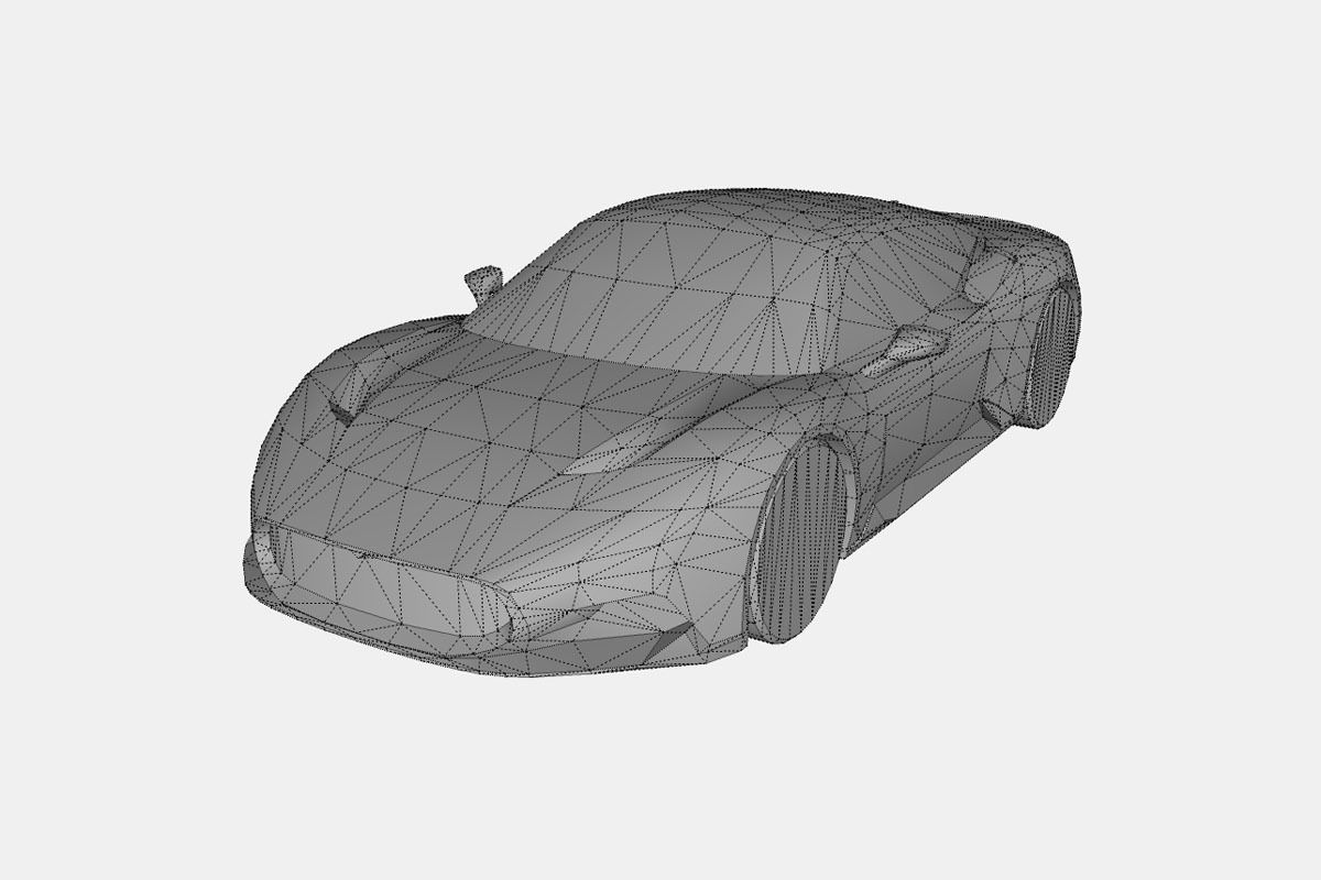 5 sports car colection 3D Model Collection_24