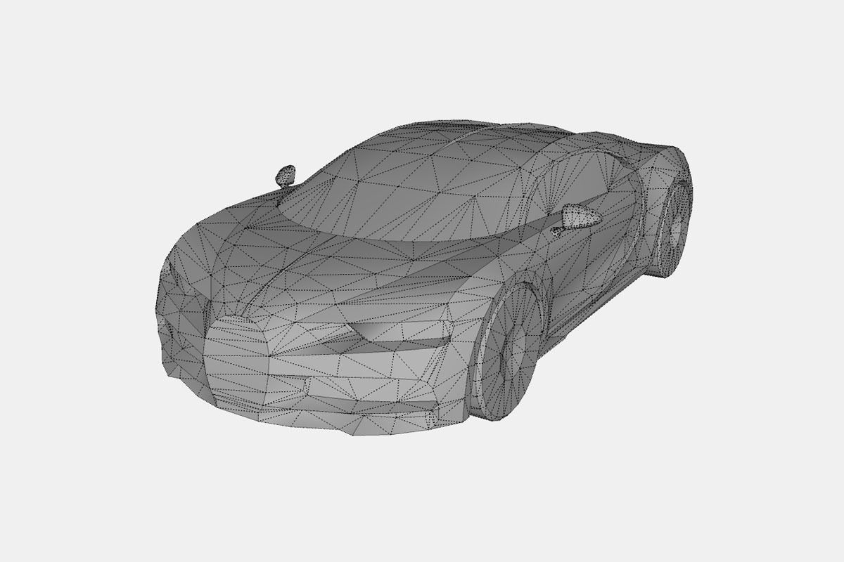 5 sports car colection 3D Model Collection_16