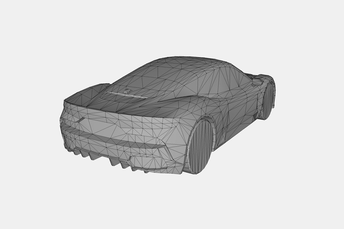 5 sports car colection 3D Model Collection_25