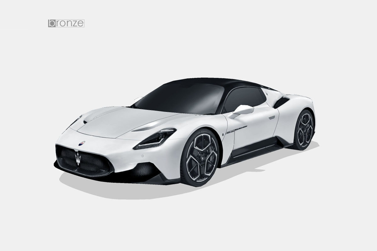 5 sports car colection 3D Model Collection_22