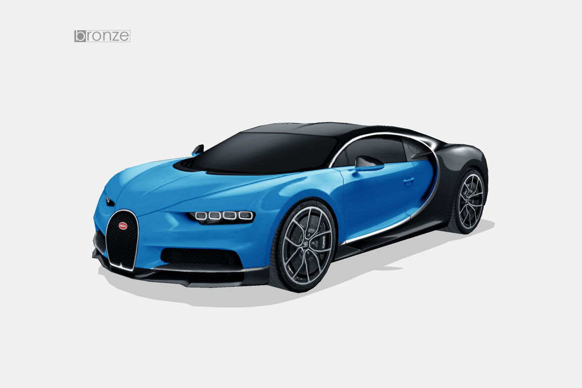 5 sports car colection 3D Model Collection_14