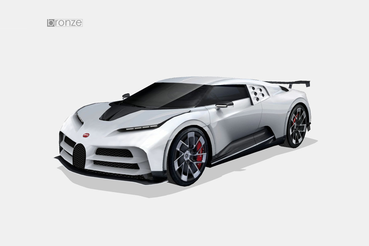 5 sports car colection 3D Model Collection_10