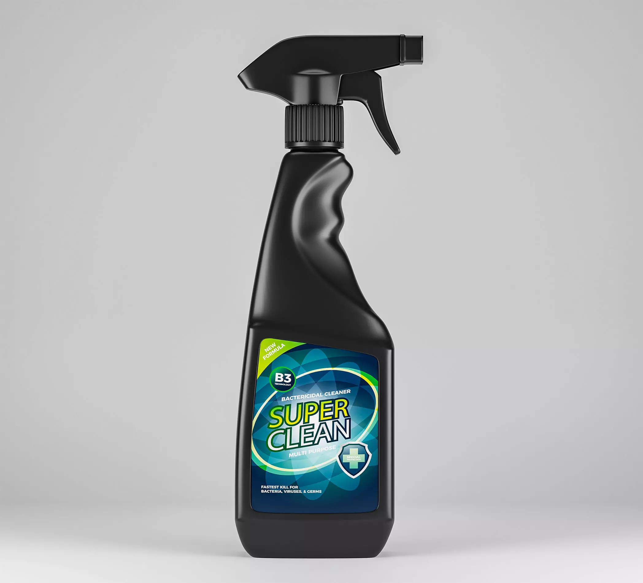 Plastic Spray Bottle - Hand Sanitizer 3D model_0