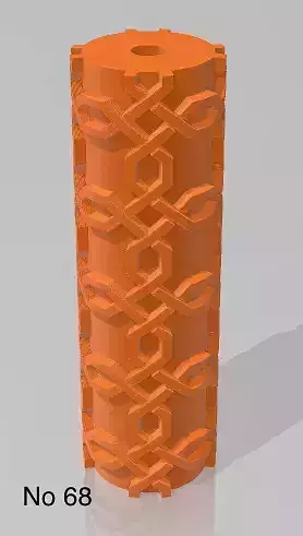 Repating clay tile cookie polimer clay pattern roll