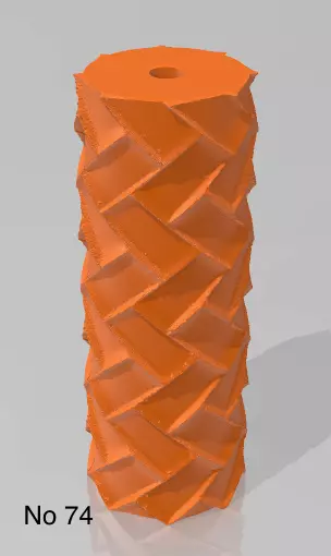 Repating clay tile cookie polimer clay pattern roll 3D print model_0