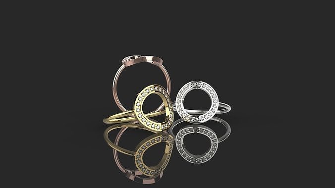 Ring for women Jewelry Ring 3D print model