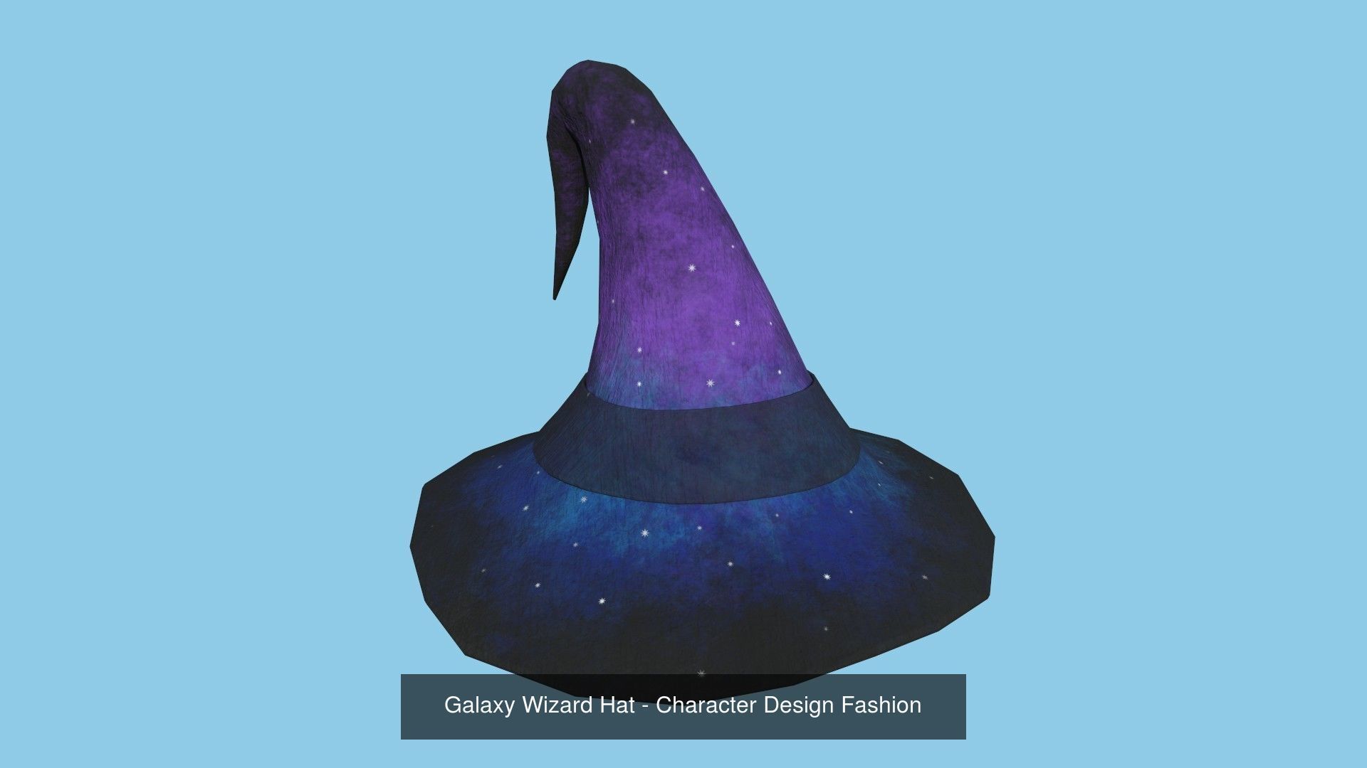 10 Wizard Hat - Character Design Fashion 3D Model Collection_10