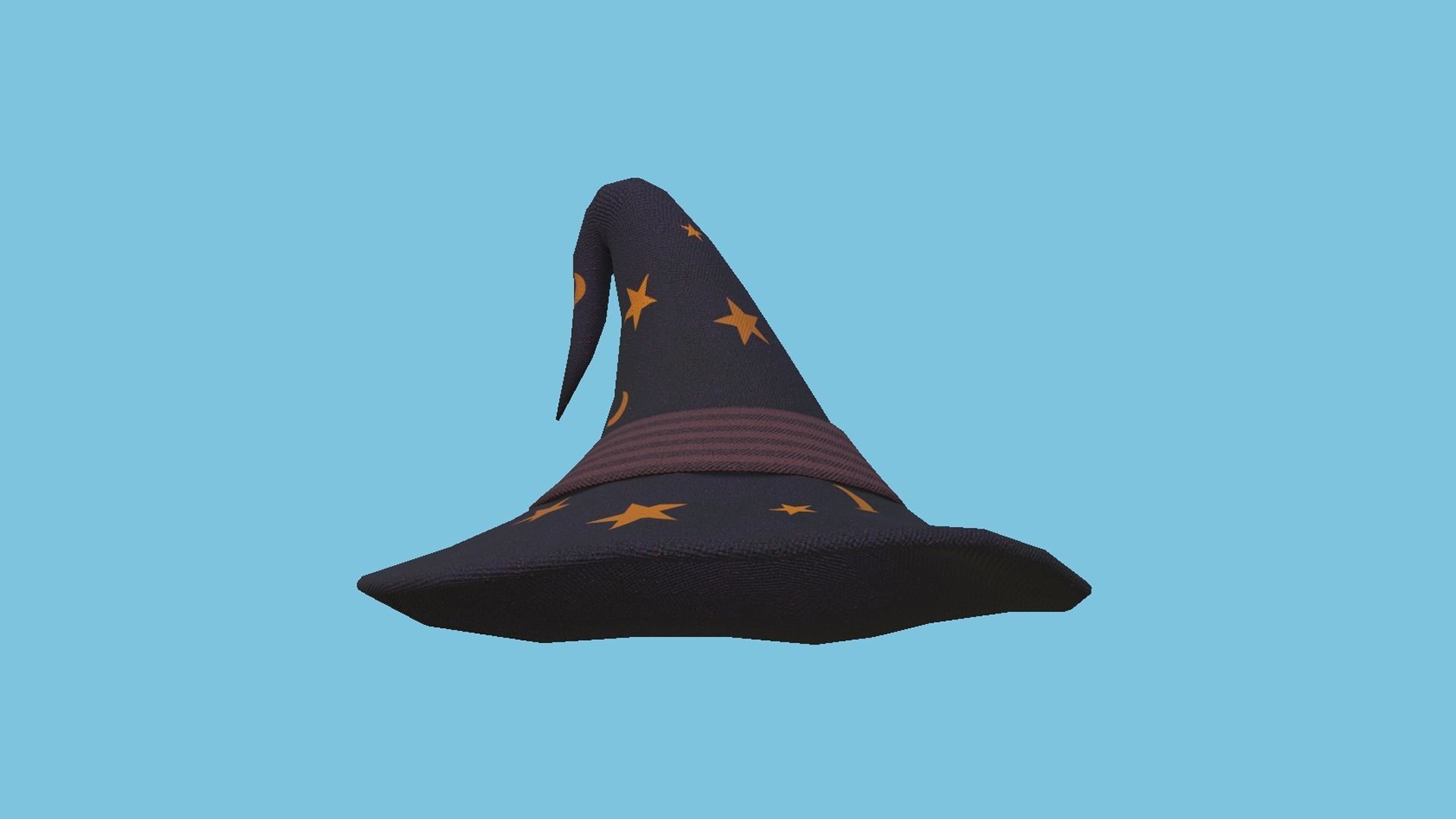 10 Wizard Hat - Character Design Fashion 3D Model Collection_13