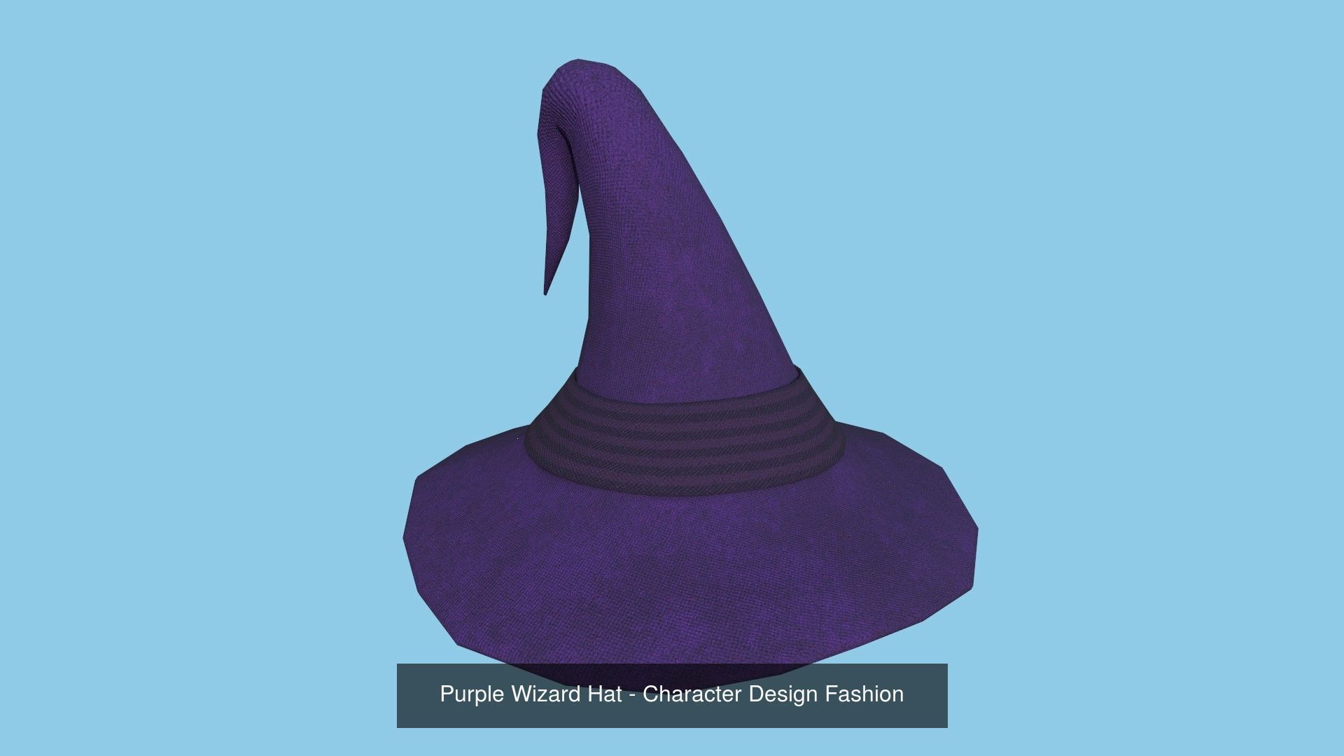 10 Wizard Hat - Character Design Fashion 3D Model Collection_9