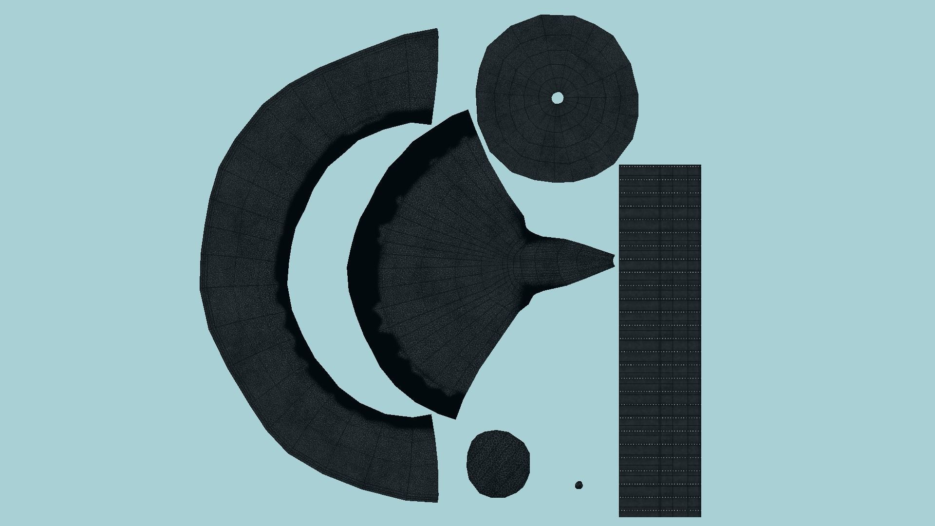 10 Wizard Hat - Character Design Fashion 3D Model Collection_38