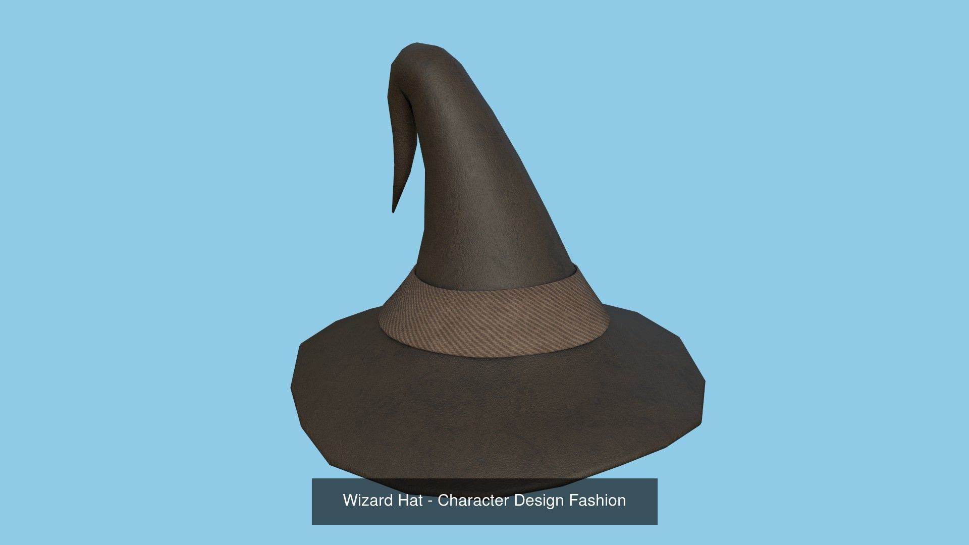 10 Wizard Hat - Character Design Fashion 3D Model Collection_6