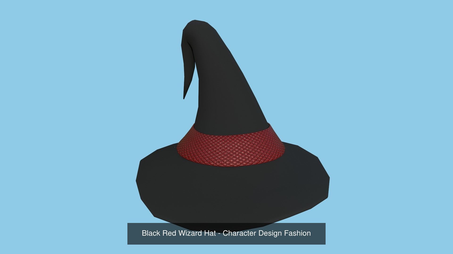 10 Wizard Hat - Character Design Fashion 3D Model Collection_3