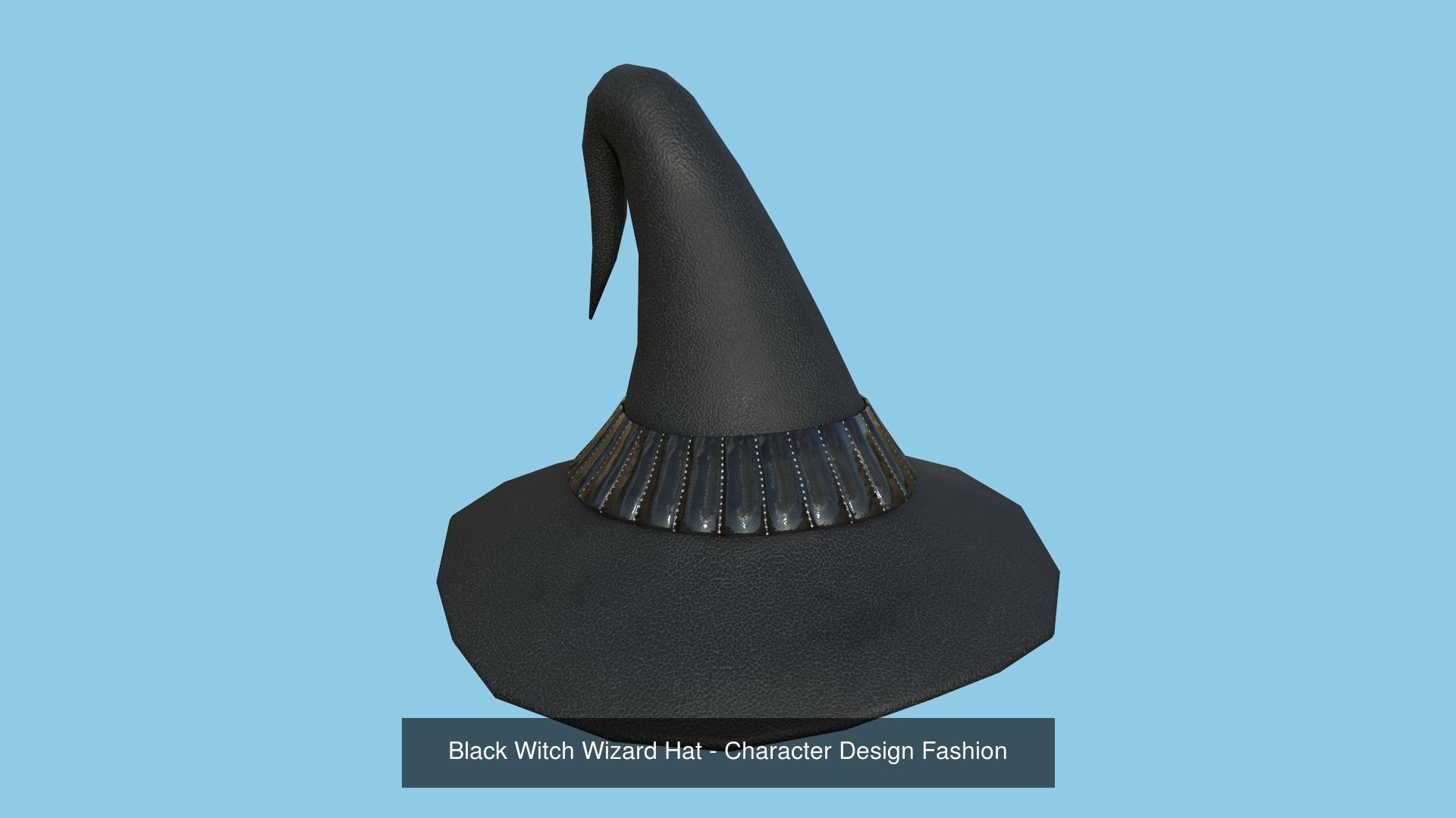 10 Wizard Hat - Character Design Fashion 3D Model Collection_4