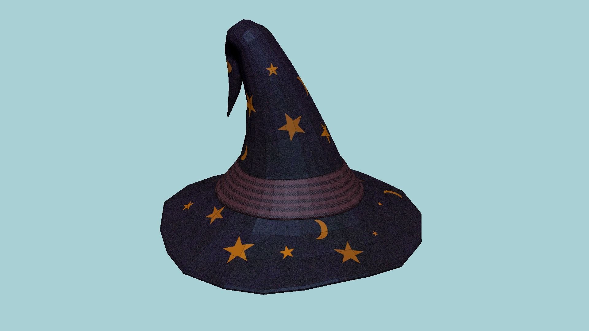 10 Wizard Hat - Character Design Fashion 3D Model Collection_40