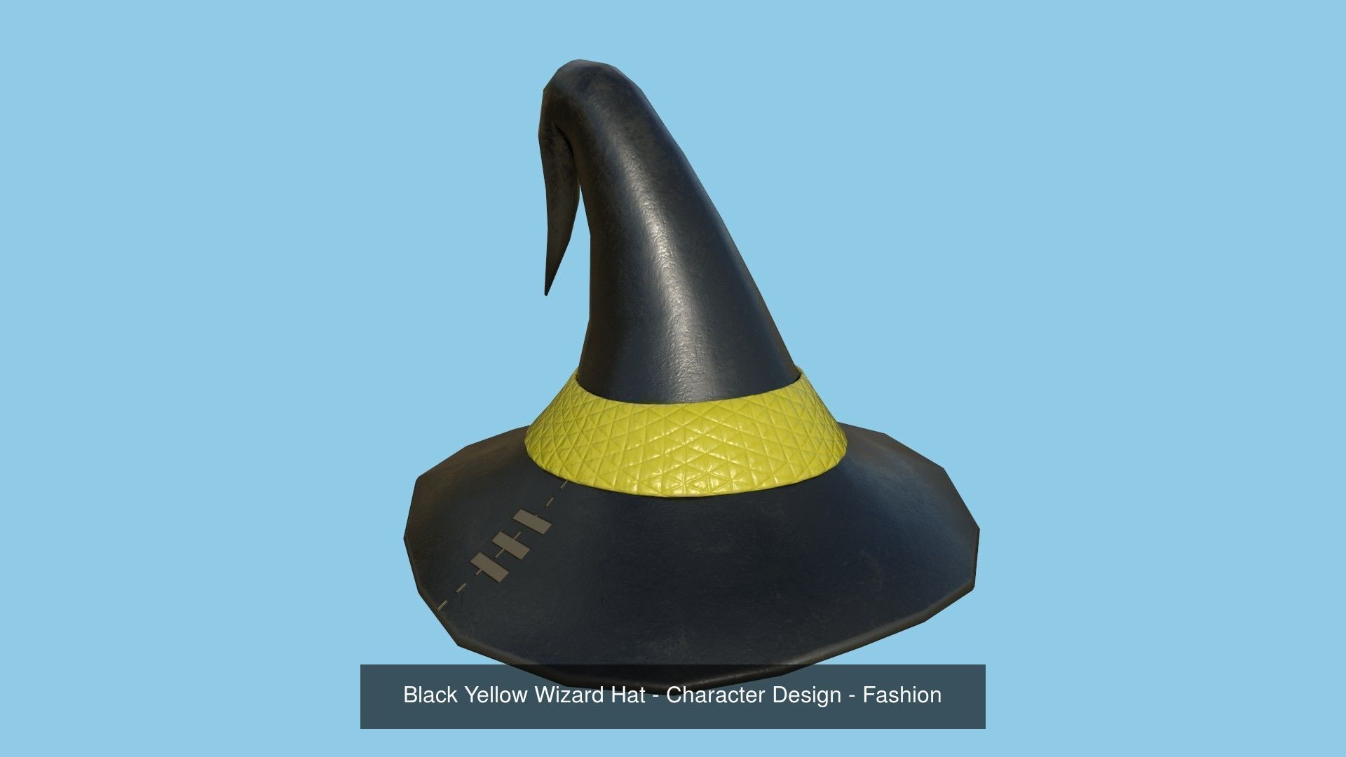 10 Wizard Hat - Character Design Fashion 3D Model Collection_2