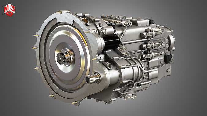 Transmission - Veyron - W16 Engine 3D model