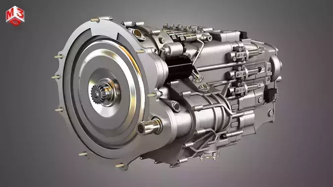 Transmission - Veyron - W16 Engine 3D model