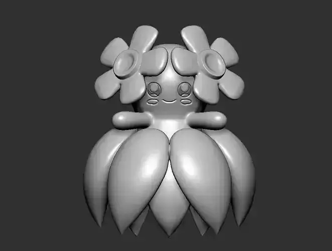Bellossom Pokemon Scale World 3D print model