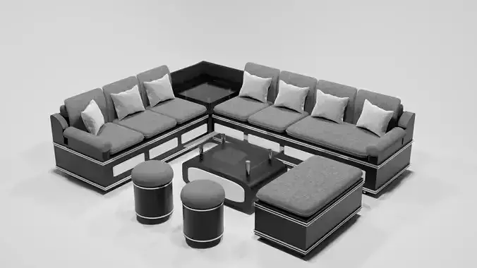 Elegant Modern Minimalist Sofa