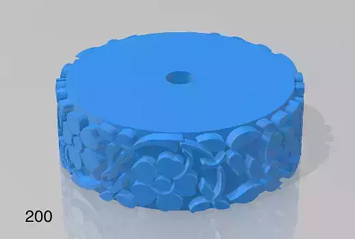 Repating clay tile cookie polimer clay pattern roll