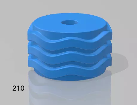 Repating clay tile cookie polimer clay pattern roll 3D print model_0