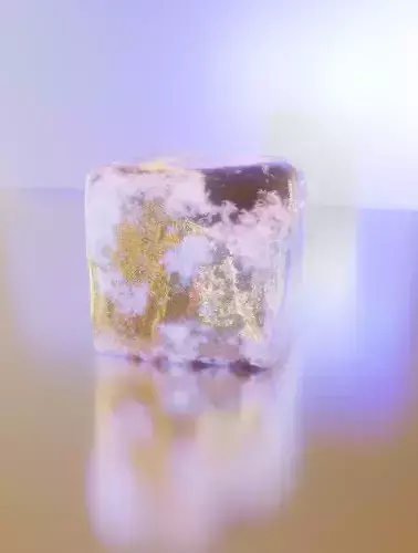 golden crystal textures