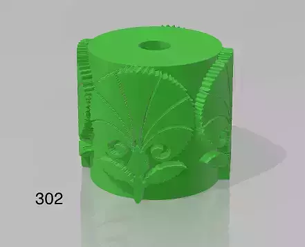 Repating clay tile cookie polimer clay pattern roll