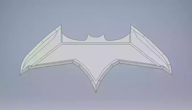 Batarang batman logo Free 3D print model