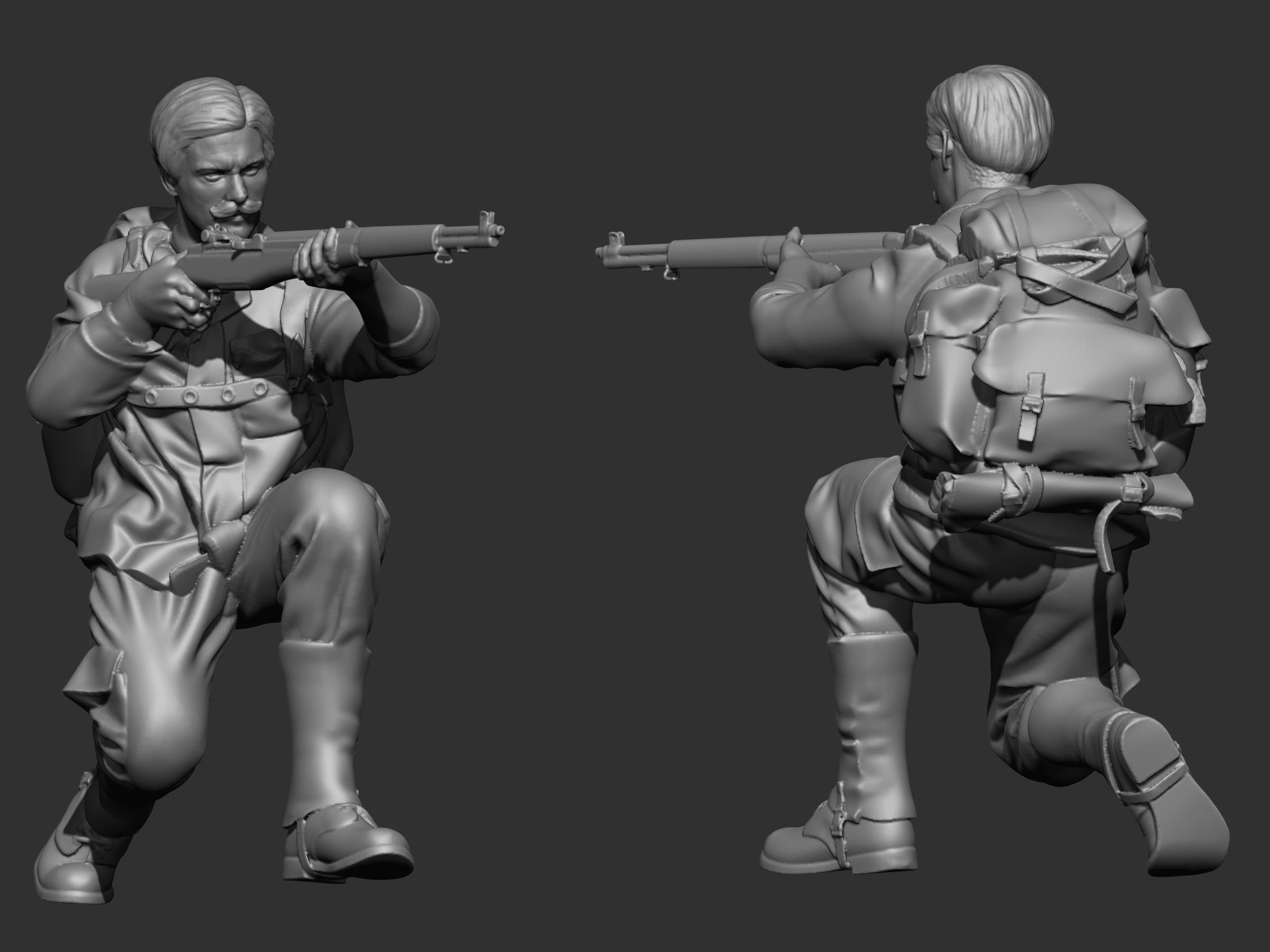 USA SOLDIER 3 3D print model_1