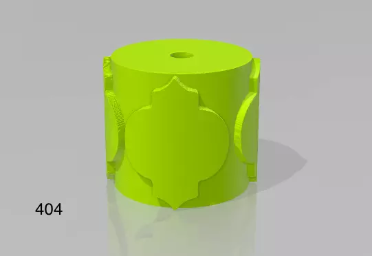 Repating clay tile cookie polimer clay pattern roll 3D print model_0