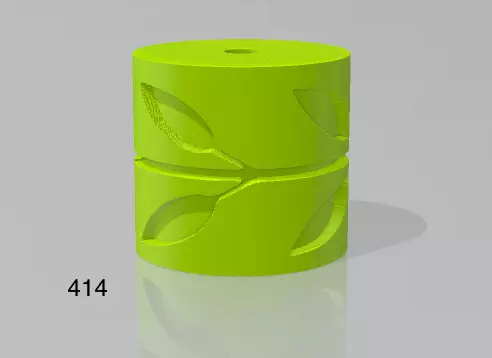 Repating clay tile cookie polimer clay pattern roll 3D print model_0