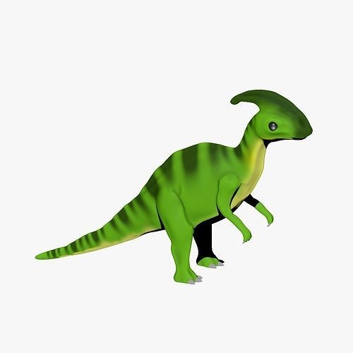 Parasaurolophus Cartoon Dinosaur for 3D print 3D print model