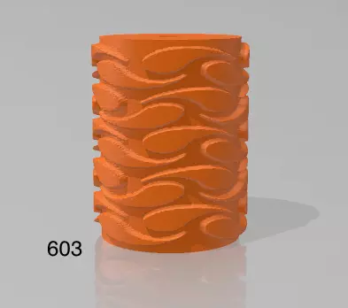 Repating clay tile cookie polimer clay pattern roll 3D print model_0