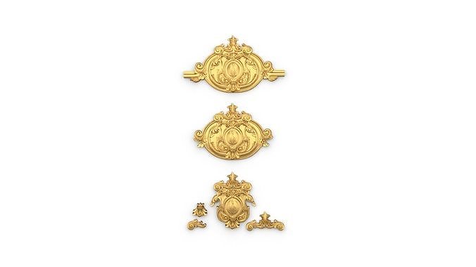 Acanthus Leaf Set 14 3D print model
