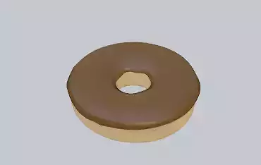 donut chocolate