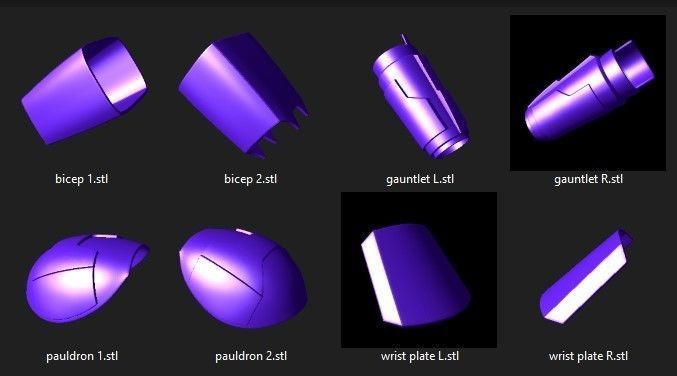 Clone Force 99 Hunter Full Size Armor 3D print model_5