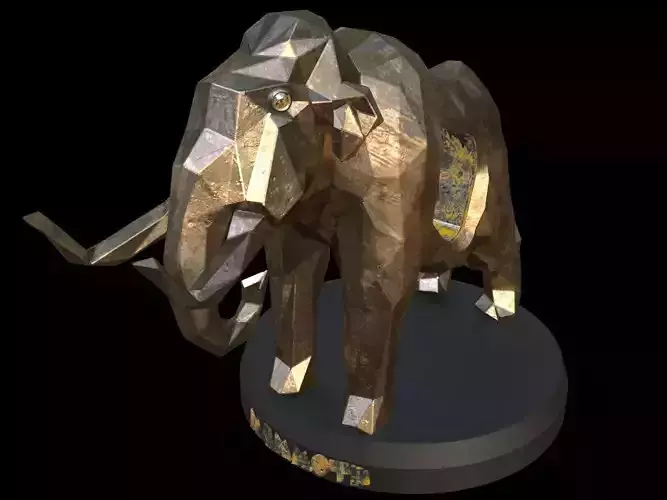 Steampunk Mammoth Pose