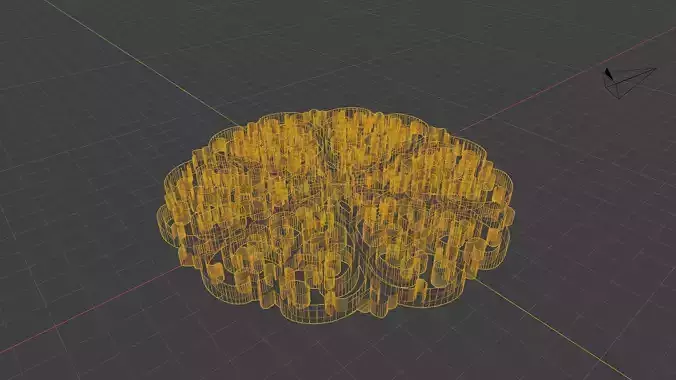 kerawang ball in middle of grid