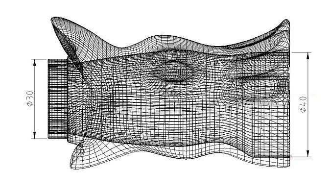 Fish head 3D print model