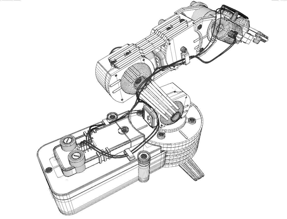 Robotic Arm Edge 3D model_31