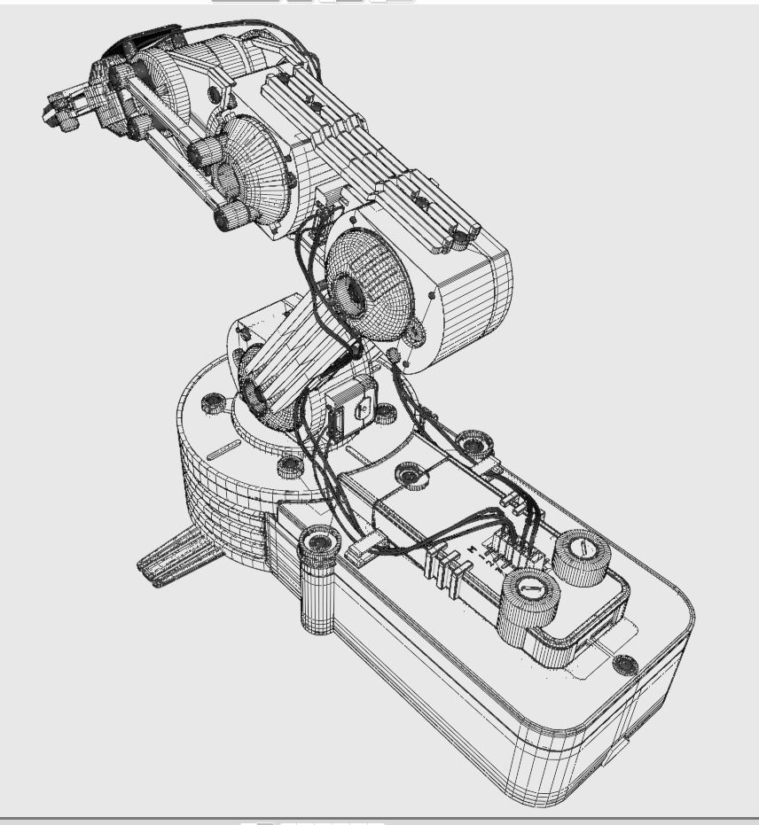 Robotic Arm Edge 3D model_32