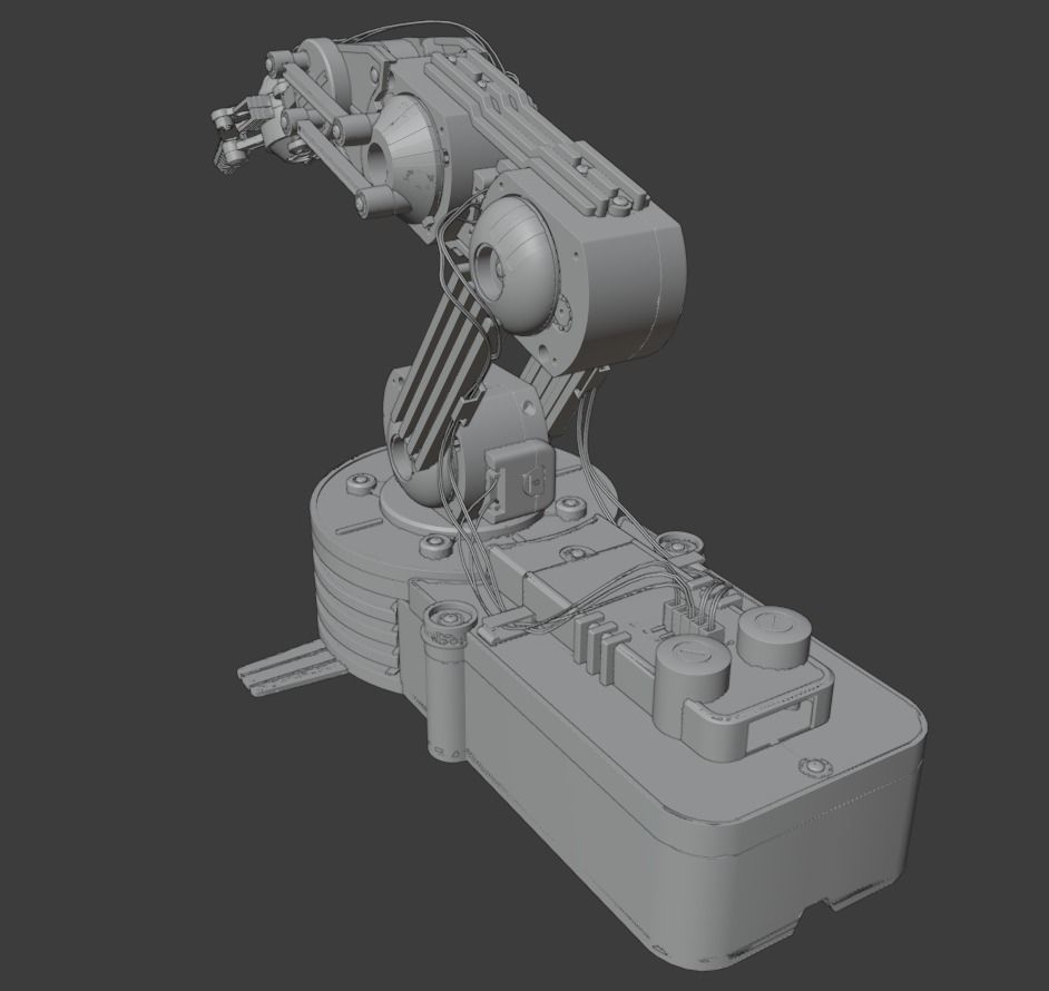 Robotic Arm Edge 3D model_14