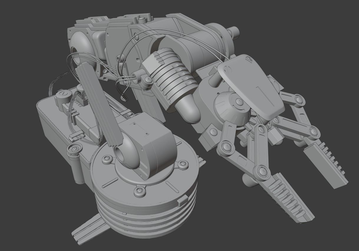 Robotic Arm Edge 3D model_13